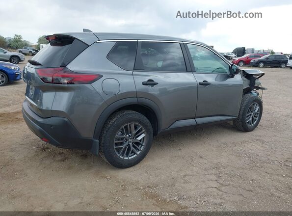 5N1AT3AB8MC834319 2021 NISSAN ROGUE Silver Задня права чверть