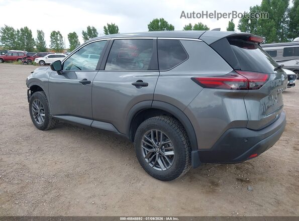 5N1AT3AB8MC834319 2021 NISSAN ROGUE Silver Задня ліва чверть
