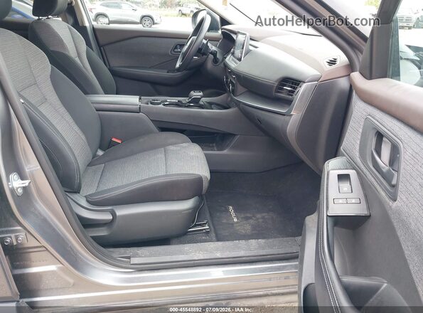 5N1AT3AB8MC834319 2021 NISSAN ROGUE Silver Вид салону спереду