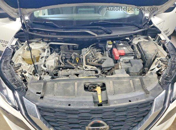 5N1AT3AB9MC750297 2021 NISSAN ROGUE White Vista del compartimento del motor