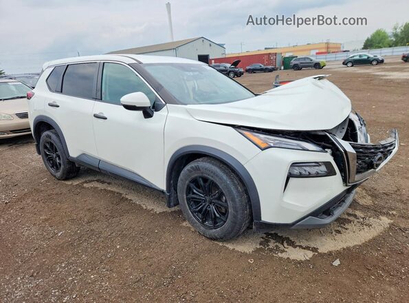 5N1AT3AB9NC703532 2022 NISSAN ROGUE Белый Передняя правая четверть