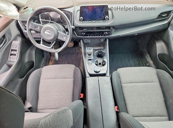 5N1AT3AB9NC703532 2022 NISSAN ROGUE Белый Вид панели приборов