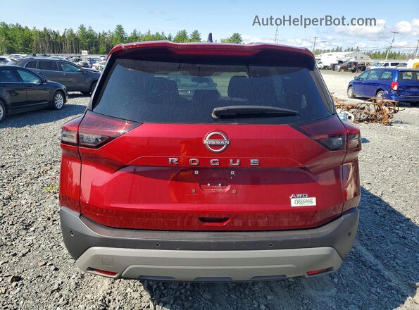 5N1AT3AB9PC859931 2023 NISSAN ROGUE Red უკანა ხედი