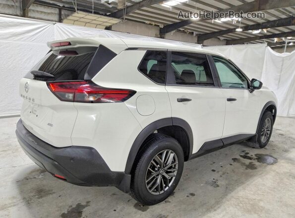 5N1AT3ABXMC804979 2021 NISSAN ROGUE White Trasero derecho
