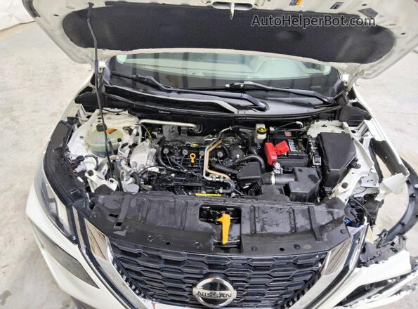 5N1AT3ABXMC804979 2021 NISSAN ROGUE White Vista del compartimento del motor