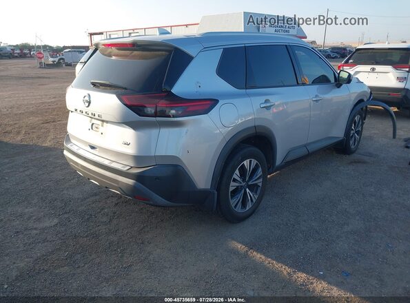 5N1AT3BA1MC720264 2021 NISSAN ROGUE Silver Հետևի աջ