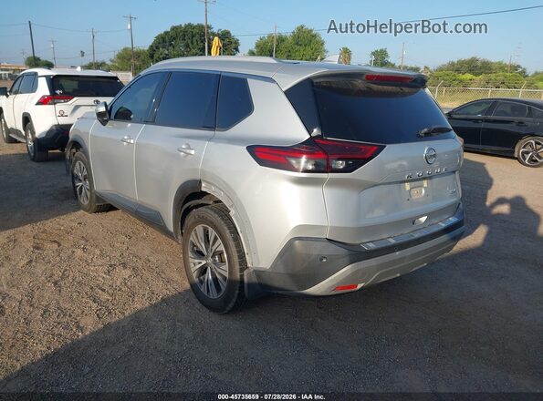 5N1AT3BA1MC720264 2021 NISSAN ROGUE Silver Հետևի ձախ