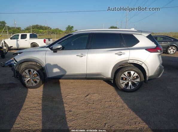 5N1AT3BA1MC720264 2021 NISSAN ROGUE Silver Սալոնի 360 աստիճան տեսք