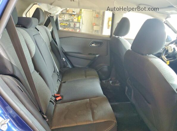 5N1AT3BA1MC732155 2021 NISSAN ROGUE Blue Вид задньої частини салону
