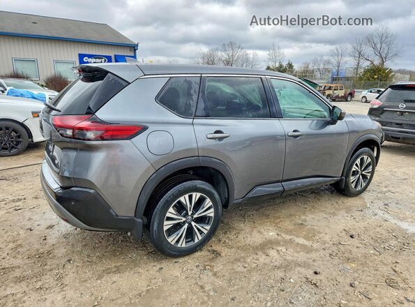 5N1AT3BA1MC813446 2021 NISSAN ROGUE Gray უკანა მარჯვენა