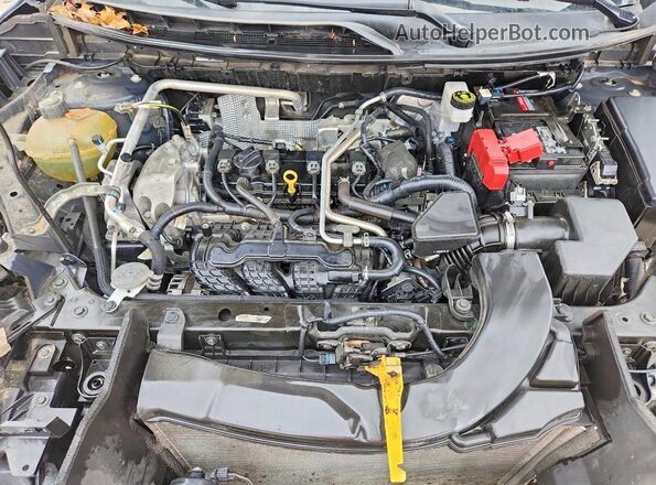 5N1AT3BA1MC813446 2021 NISSAN ROGUE Gray ძრავის განყოფილების ხედი