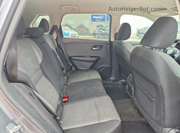 5N1AT3BA1MC813446 2021 NISSAN ROGUE Gray უკანა სალონის ხედი