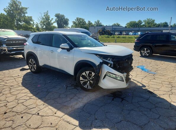 5N1AT3BA2MC677893 2021 NISSAN ROGUE White წინა მარჯვენა