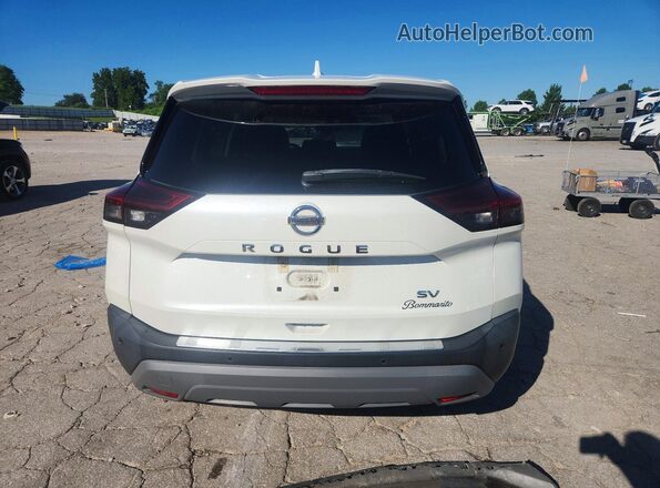 5N1AT3BA2MC677893 2021 NISSAN ROGUE White უკანა ხედი