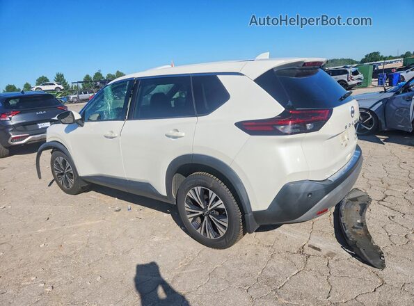 5N1AT3BA2MC677893 2021 NISSAN ROGUE White უკანა მარცხენა