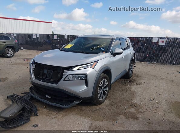 5N1AT3BA2MC684469 2021 NISSAN ROGUE Silver Передня ліва чверть