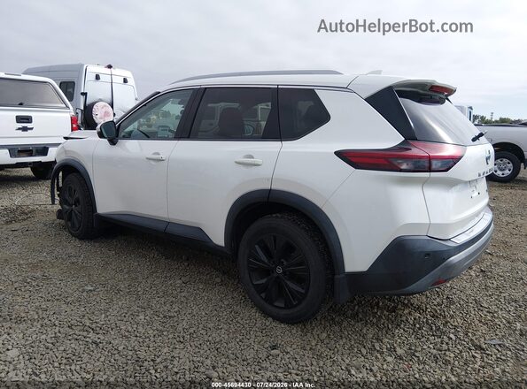 5N1AT3BA2MC710567 2021 NISSAN ROGUE Белый Задняя левая четверть