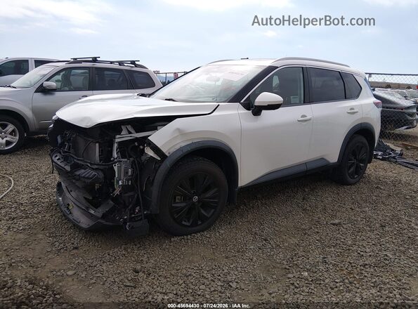 5N1AT3BA2MC710567 2021 NISSAN ROGUE Белый Передняя левая четверть