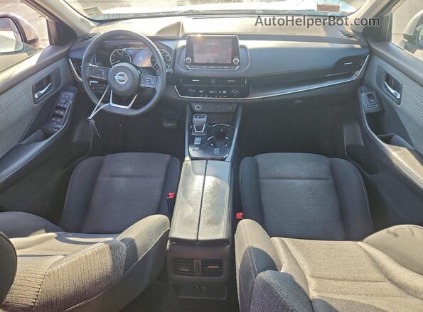 5N1AT3BA2MC725327 2021 NISSAN ROGUE Серебряный Вид панели приборов