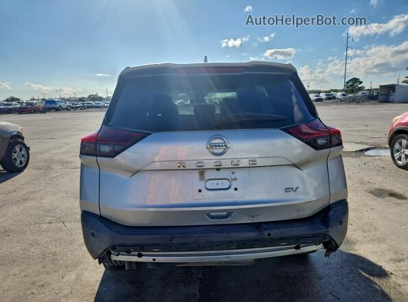 5N1AT3BA2MC725327 2021 NISSAN ROGUE Серебряный Вид сзади