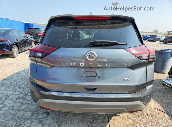 5N1AT3BA2MC755041 2021 NISSAN ROGUE Gray Widok z tyłu