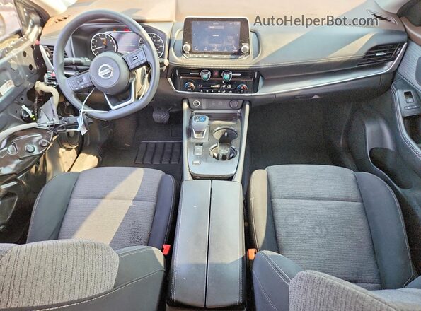 5N1AT3BA2MC755041 2021 NISSAN ROGUE Gray Widok deski rozdzielczej