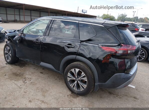 5N1AT3BA2MC839585 2021 NISSAN ROGUE Черный Задняя левая четверть