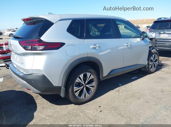 5N1AT3BA2MC841708 2021 NISSAN ROGUE Silver Задня права чверть