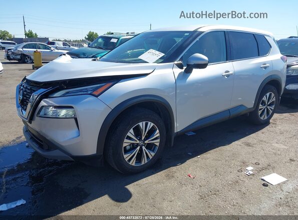 5N1AT3BA2MC841708 2021 NISSAN ROGUE Silver Передня ліва чверть