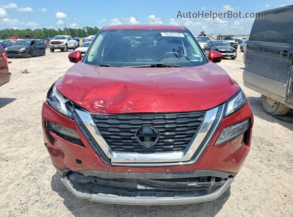 5N1AT3BA3MC676753 2021 NISSAN ROGUE Red Front view