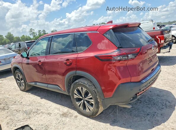 5N1AT3BA3MC676753 2021 NISSAN ROGUE Red Rear left