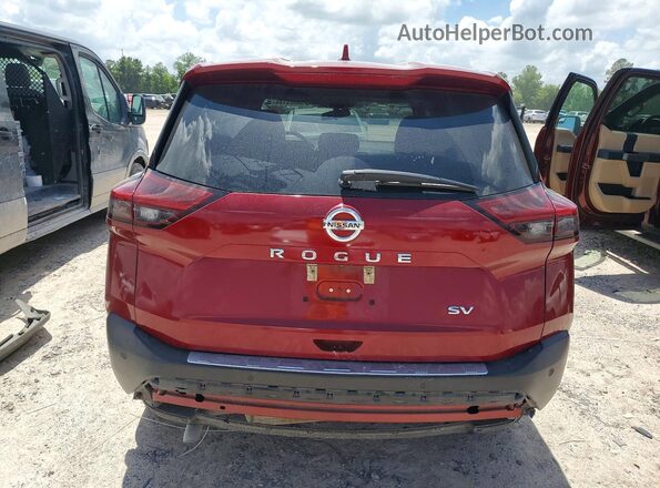 5N1AT3BA3MC676753 2021 NISSAN ROGUE Red Rear view
