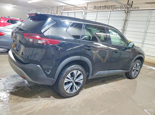 5N1AT3BA3MC703062 2021 NISSAN ROGUE Black Rear right