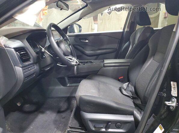5N1AT3BA3MC703062 2021 NISSAN ROGUE Black Front interior view