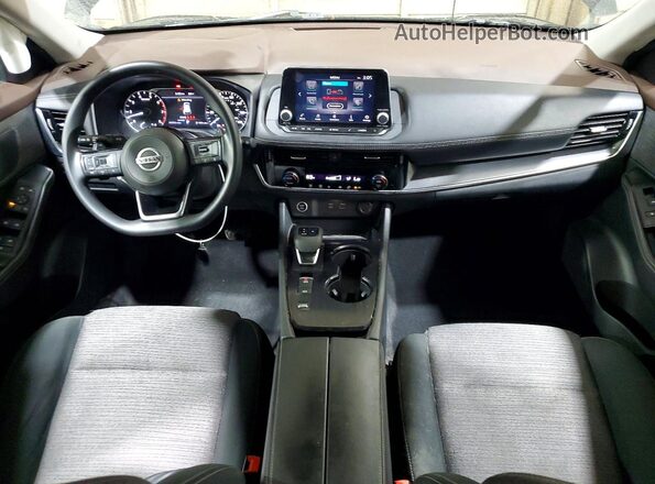 5N1AT3BA3MC703062 2021 NISSAN ROGUE Black Dashboard view