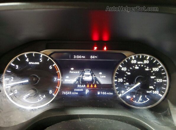 5N1AT3BA3MC703062 2021 NISSAN ROGUE Black Instrument cluster view