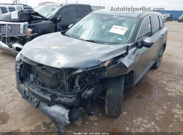 5N1AT3BA3MC730567 2021 NISSAN ROGUE Gray Widok z przodu