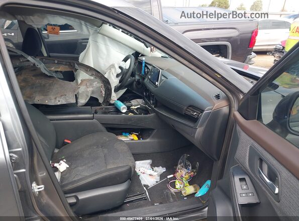 5N1AT3BA3MC730567 2021 NISSAN ROGUE Gray Widok wnętrza z przodu