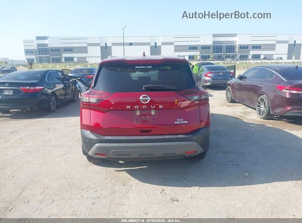 5N1AT3BA3MC773256 2021 NISSAN ROGUE Red 