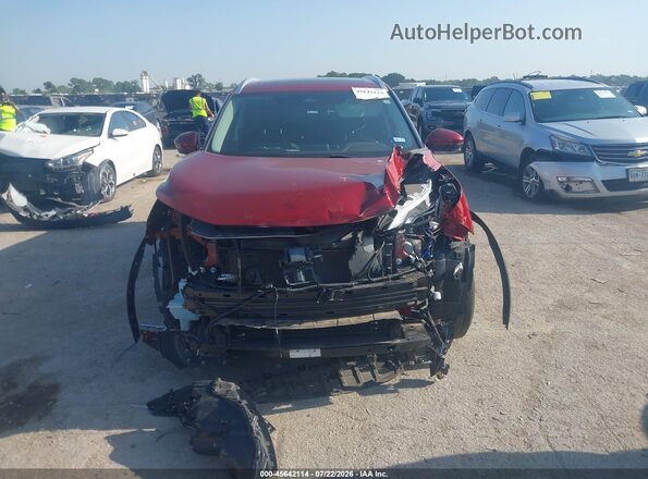 5N1AT3BA3MC773256 2021 NISSAN ROGUE Red წინა პანელის ხედი
