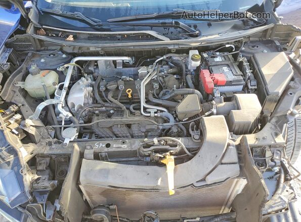 5N1AT3BA3MC818129 2021 NISSAN ROGUE Blue Вид підкапотного простору