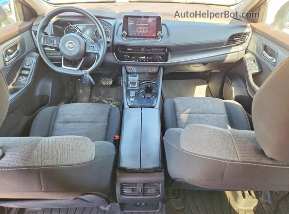 5N1AT3BA4MC711073 2021 NISSAN ROGUE Blue Vista del salpicadero