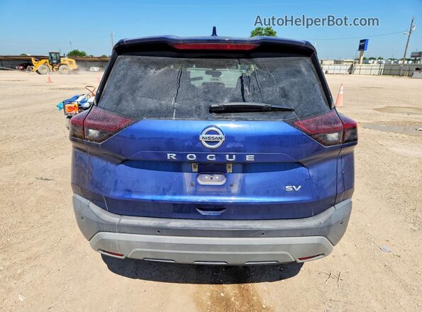 5N1AT3BA4MC711073 2021 NISSAN ROGUE Blue Vista trasera