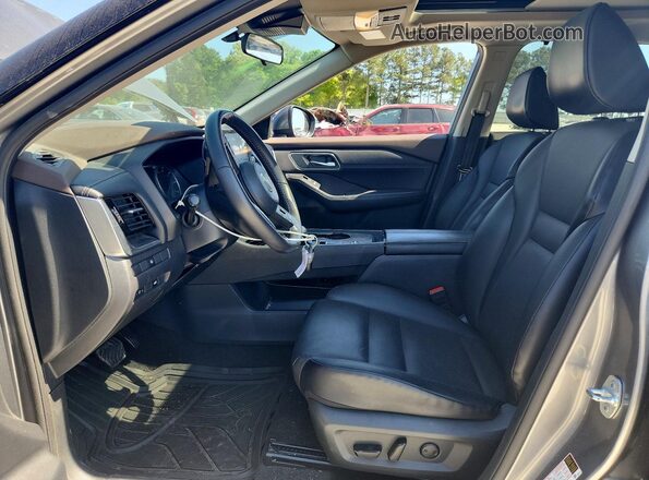5N1AT3BA4MC717486 2021 NISSAN ROGUE Серый Вид салона спереди