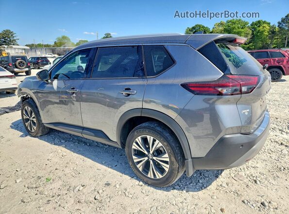 5N1AT3BA4MC717486 2021 NISSAN ROGUE Серый Задняя левая четверть