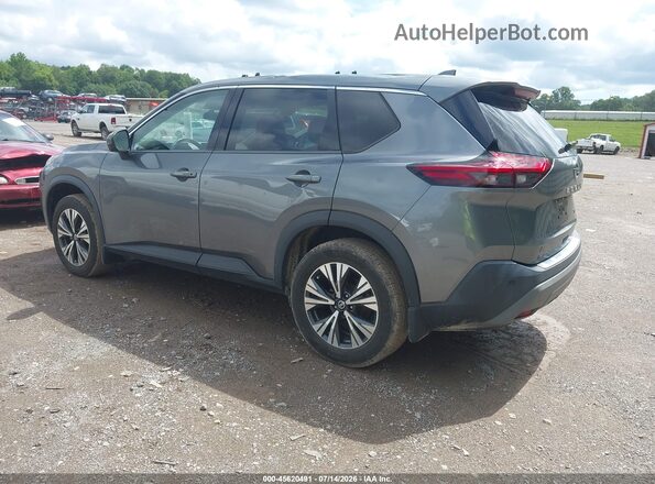 5N1AT3BA4MC792723 2021 NISSAN ROGUE Серый Задняя левая четверть