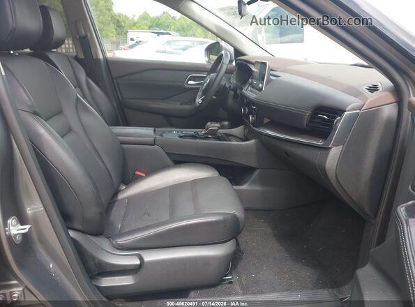 5N1AT3BA4MC792723 2021 NISSAN ROGUE Серый Вид салона спереди