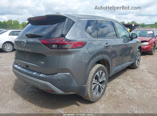 5N1AT3BA4MC792723 2021 NISSAN ROGUE Серый Задняя правая четверть