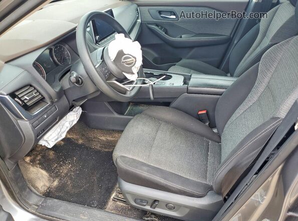5N1AT3BA4MC796481 2021 NISSAN ROGUE Gray Սալոնի դիմացի տեսք