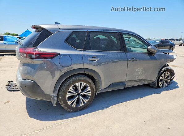 5N1AT3BA4MC796481 2021 NISSAN ROGUE Gray Հետևի աջ